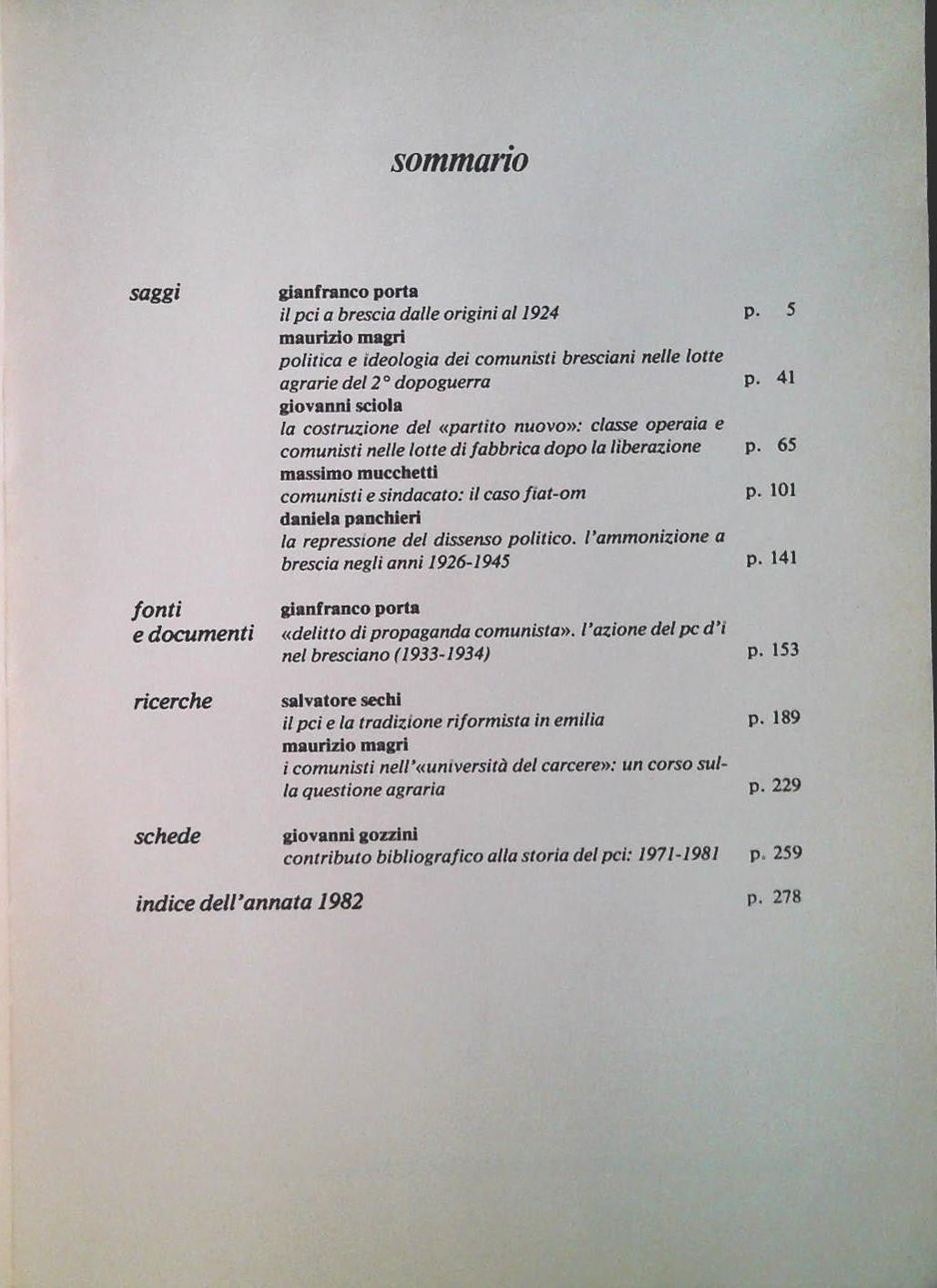 STUDI BRESCIANI N. 8-9  -1982