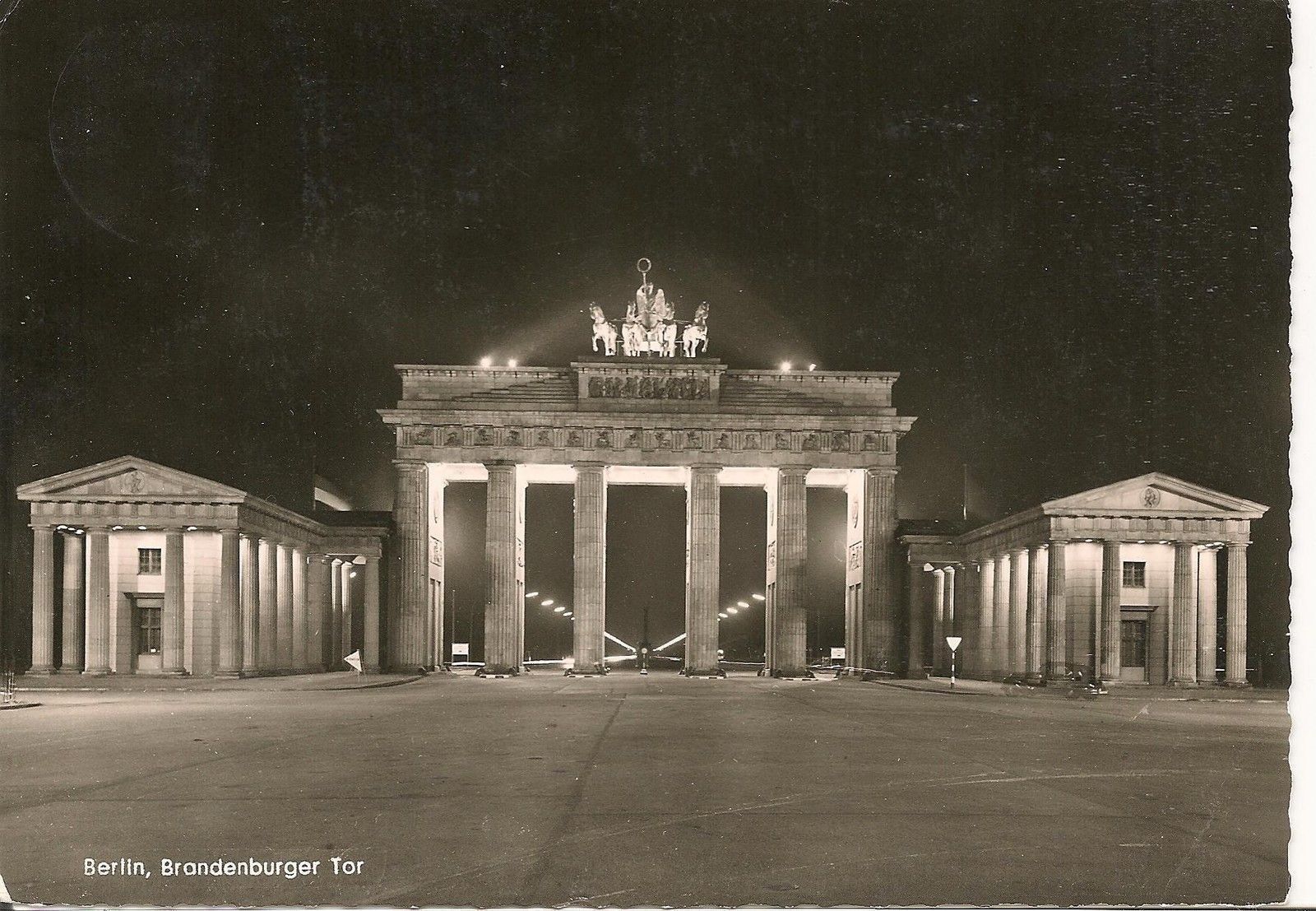 BERLINO - BRANDENBURGER TOR - NOTTURNO - V/G1959