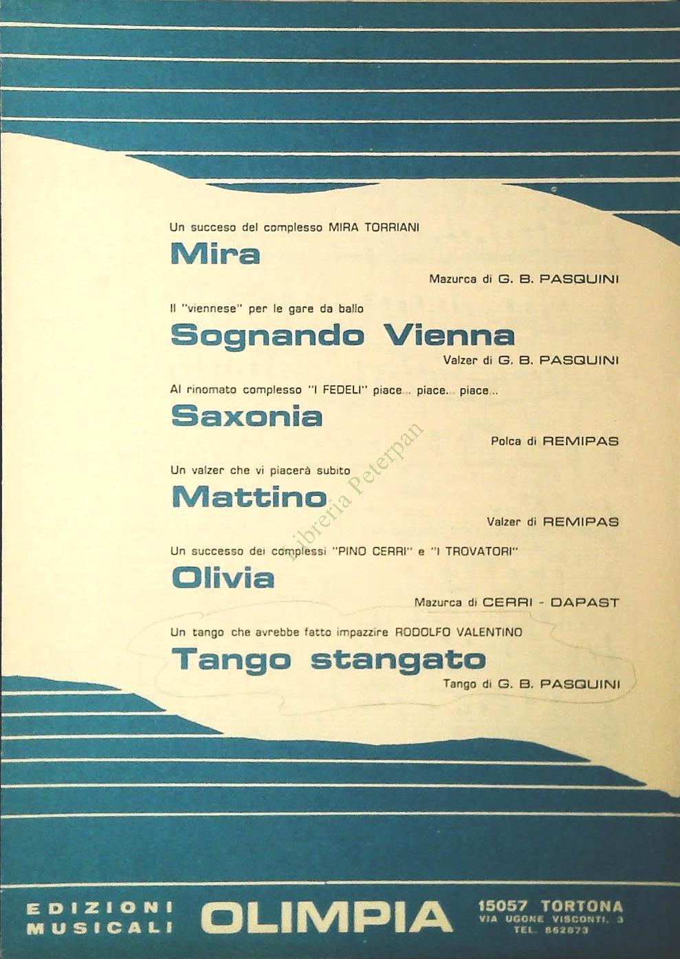 MIRA - SOGNANDO VIENNA E ALTRI QUATTRO BRANI - SPARTITO-SHEET MUSIC