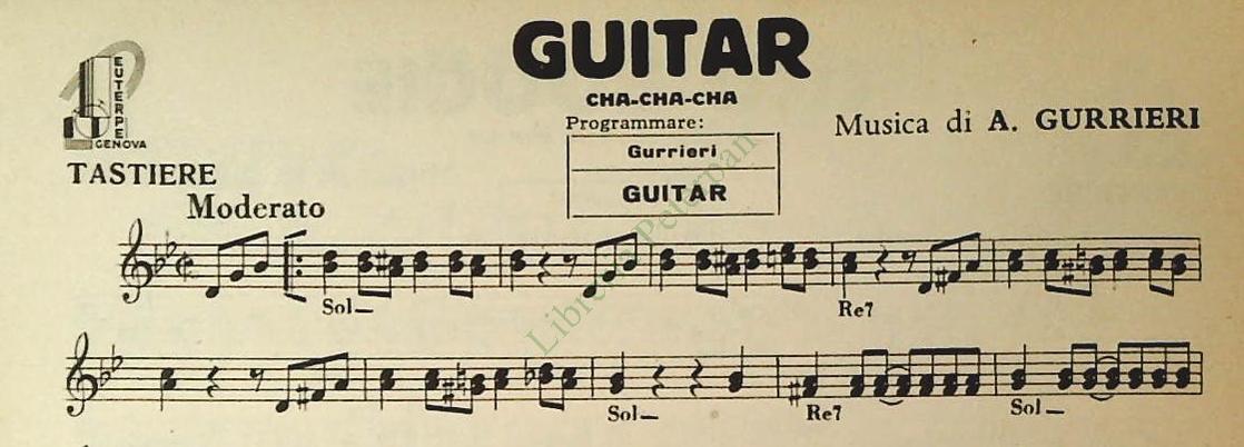 CICO BOOGIE.samba boogie woogie - GUITAR cha cha cha -SPARTITO-SHEET MUSIC
