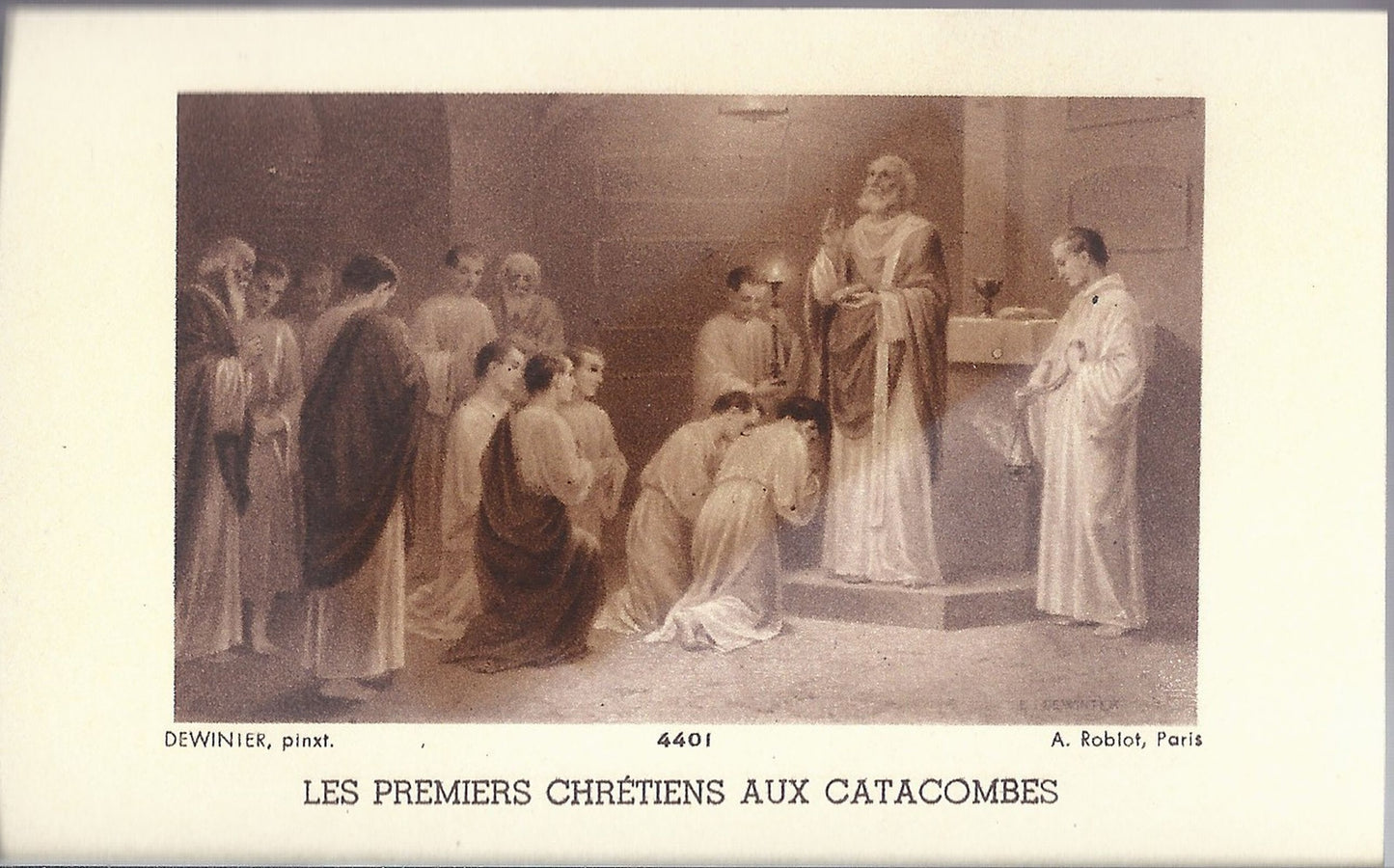 LES PREMIERS CHRETIENS AUX CATACOMBES - SANTINO - AS015-366 