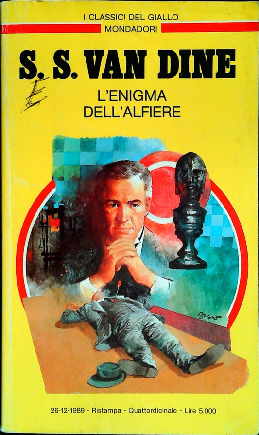 L'ENIGMA DELL'ALFIERE - S.S. VAN DINE - CLASSIICDEL GIALLO N. 598