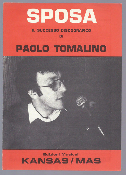 SPOSA (Piano-Capelli) SAN VALENTINO (Capelli-Tomalino) PAOLO TOMALINO # SPARTITO