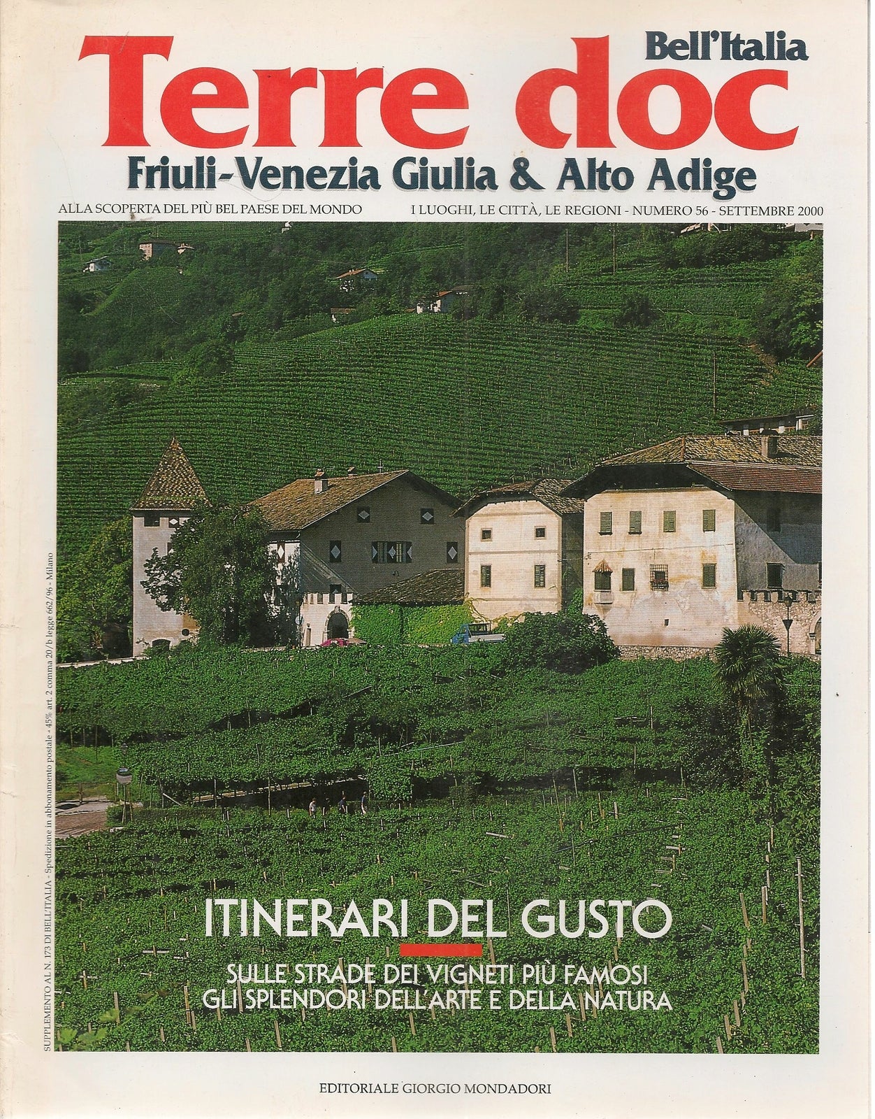 BELL'ITALIA N. 56 - TERRE DPC FRIULI-VENEZIA GIULIA E ALTO ADIGE