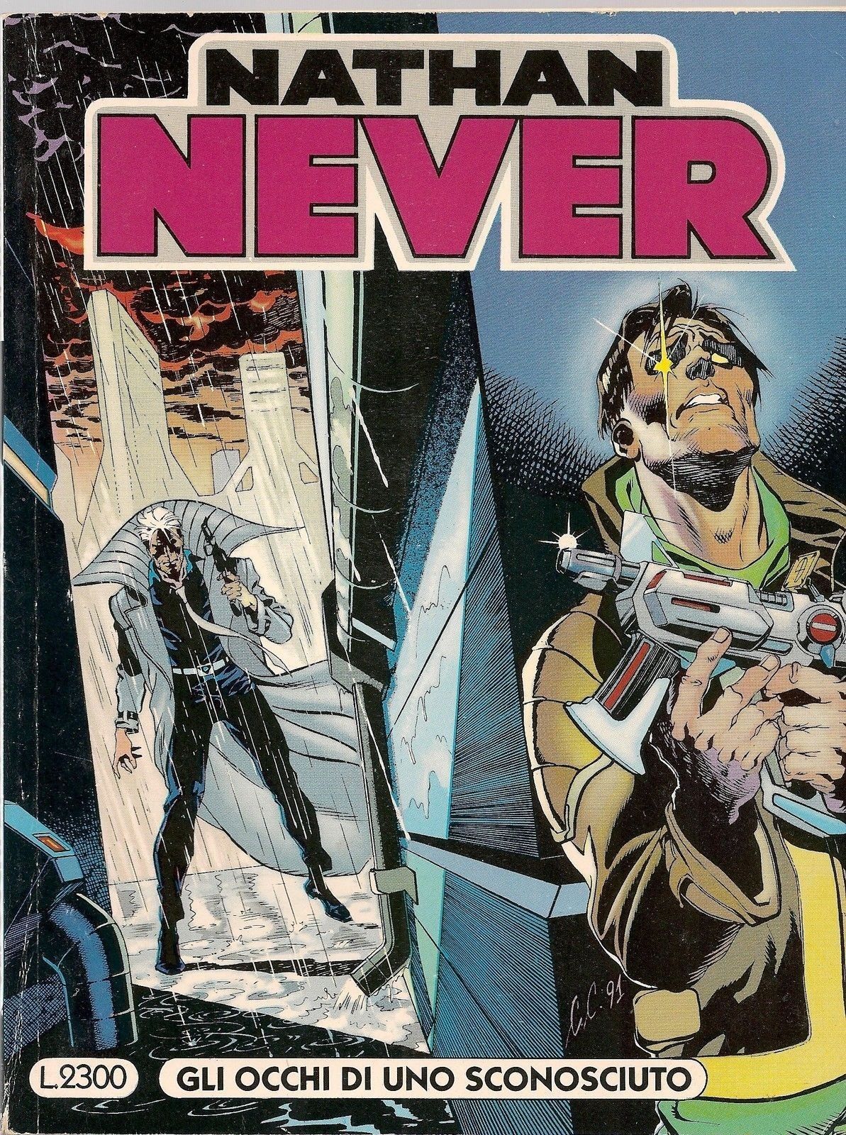NATHAN NEVER N° 9 - GLI OCCHI DI UNO SCONOSCIUTO - prima edizione