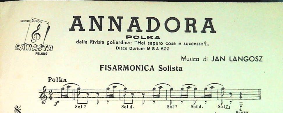 FISARMONICA - TRE BRANI - SPARTITO-SHEET