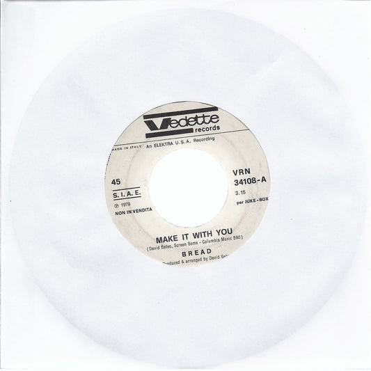 MAKE IT WITH YOU - WHY DO YOU KEEP ME WAITING # BREAD - Edizione per Juke Box