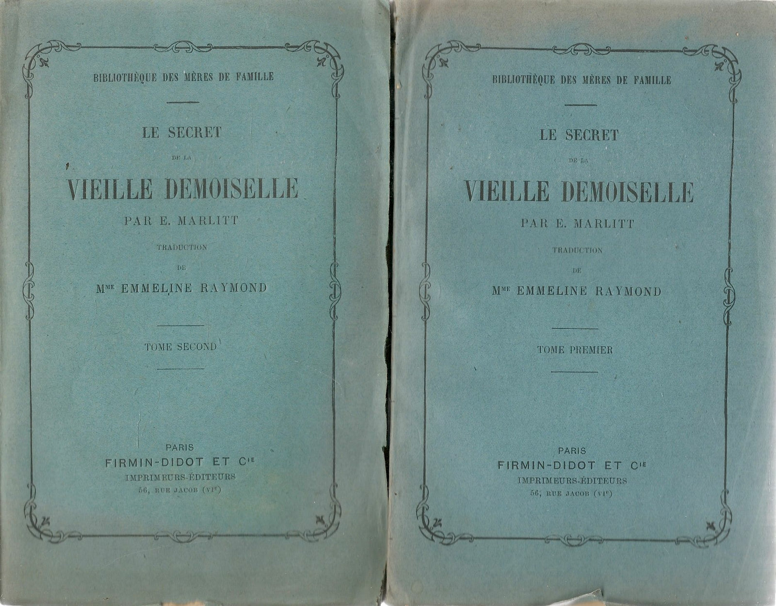 LE SECRET DE LA VIEILLE DEMOISELLE - E. MARLITT - 1926