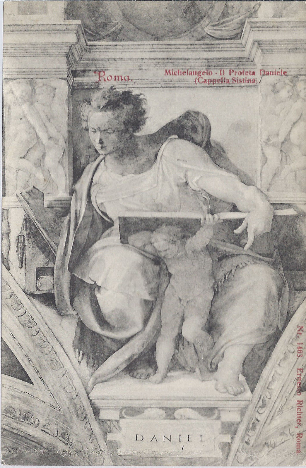 ROMA - CAPPELLA SISTINA - IL PROFETA DANIELE - MICHELANGELO 