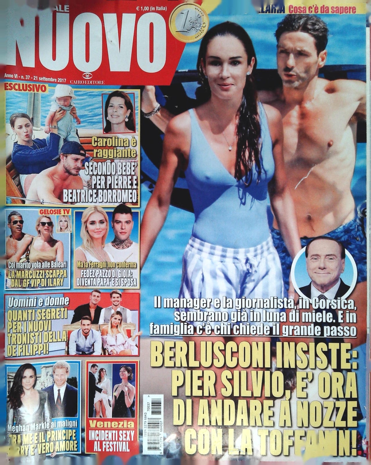 SETTIMANALE NUOVO - BERLUSCONI PIERSILVIO-FEDEZ-MARCUZZI