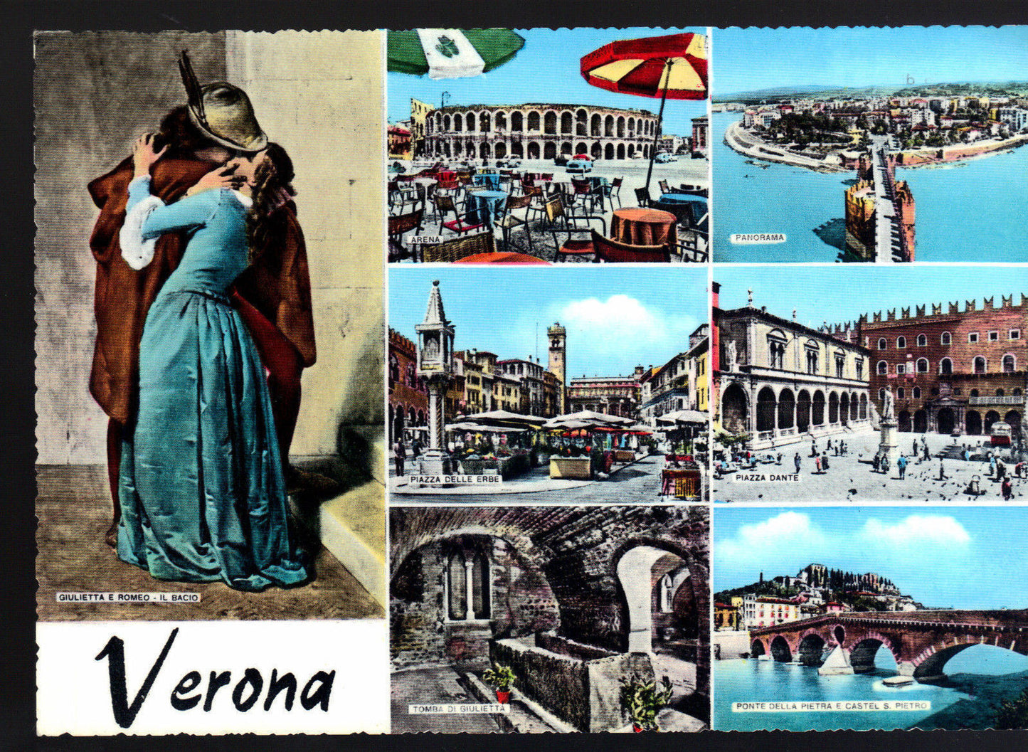 VERONA -  7 IMMAGINI - NV - ACQUERELLATA
