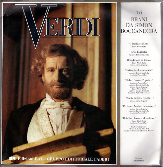 VERDI N. 16 - BRANI DA SIMON BOCCANEGRA - EDIZIONI RAI - FABBRI