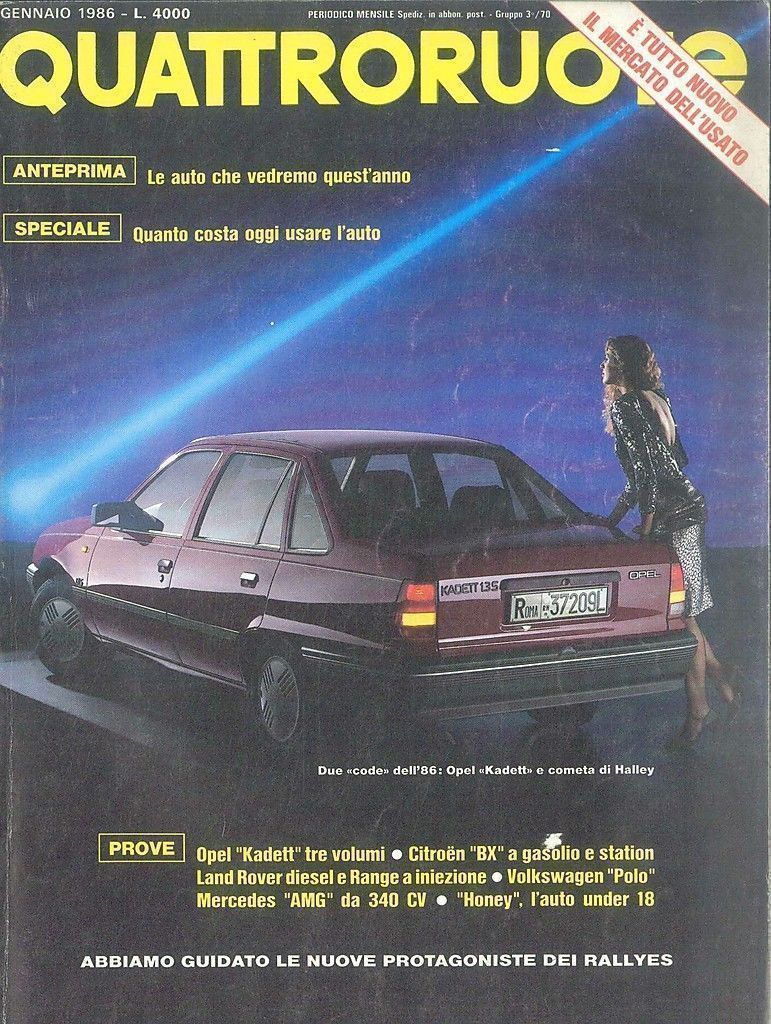 QUATTRORUOTE N 363 GENNAIO 1985