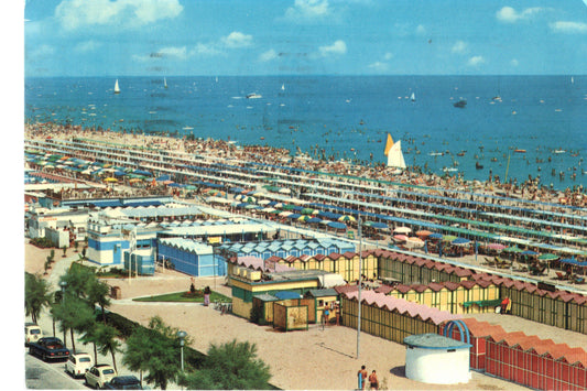 RICCIONE - SPIAGGIA - V1969
