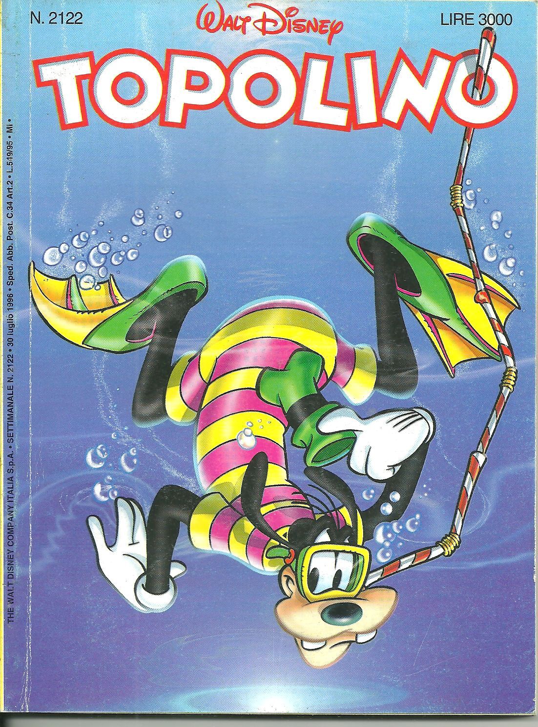 TOPOLINO N. 2122 - 30 LUGLIO 1996