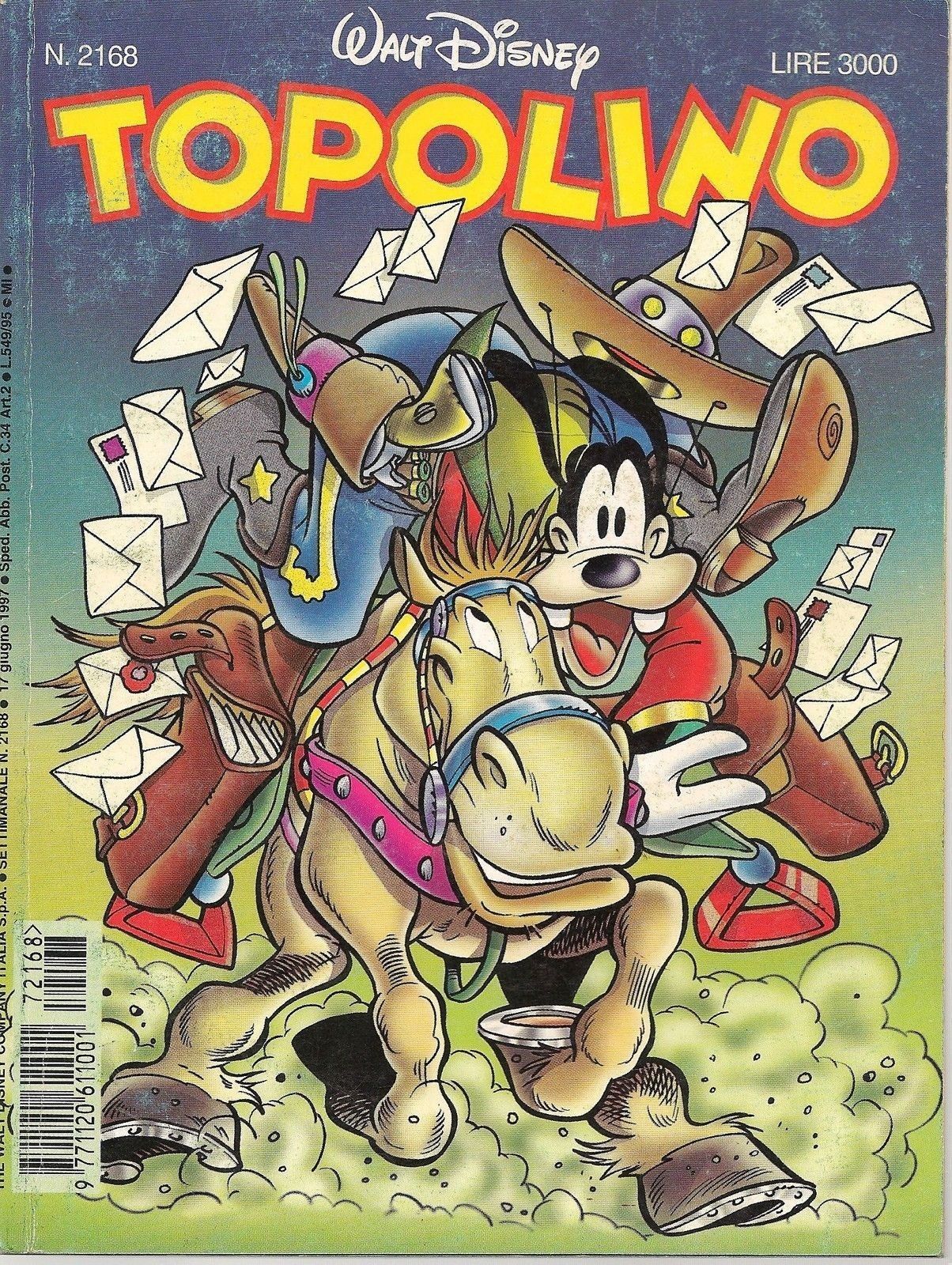 TOPOLINO N° 2168 - 17 GIUGNO 1997
