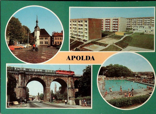 APOLDA - GERMANIA - QUATTRO VEDUTE - NV