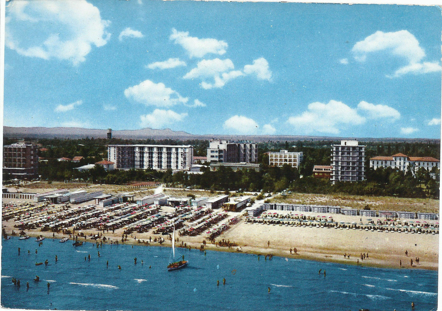 MILANO MARITTIMA - LA MAGNIFICA SPIAGGIA - V 1964 - FG