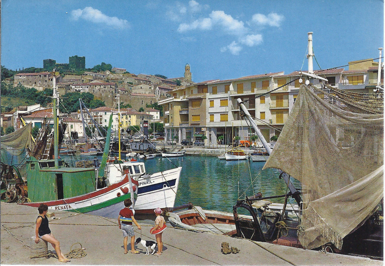 CASTIGLIONE DELLA PESCAIA - PORTO CANALE E PANORAMA - V1983