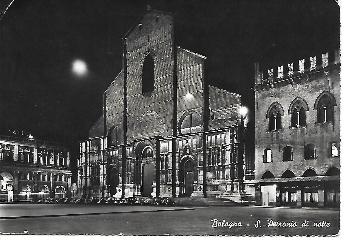 BOLOGNA - SAN PETRONIO DI NOTTE - V1961