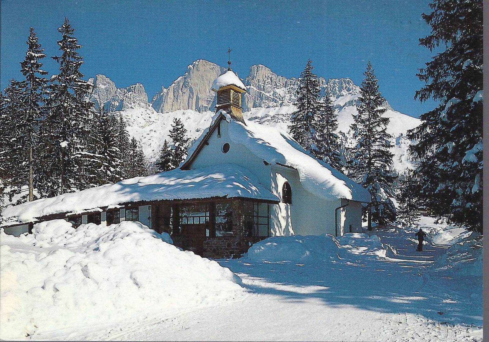 CHIESETTA CAREZZA CRODA CON ROSSA - KARERSEE KIRCHE MIT ROTW