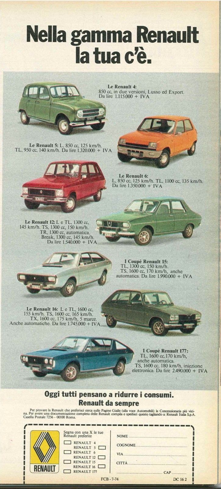 NELLA GAMMA RENAULT LA TUA C'E' - ADVERSITING -