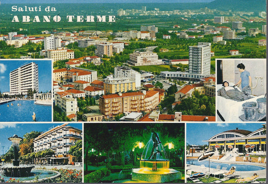 ABANO TERME - SALUTI - 1 VEDUTA + 5 VEDUTINE - V1984