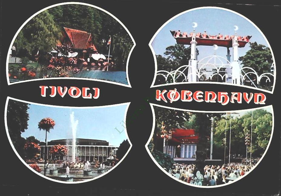 TIVOLJ - COPENHAGEN - QUATTRO VEDUTE - V1984