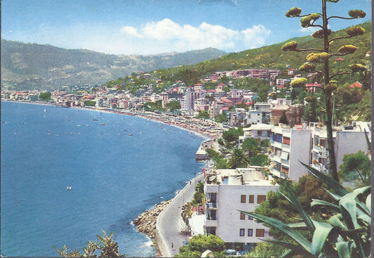 ALASSIO - PANORAMA DA LEVANTE - V1970 - OPACA