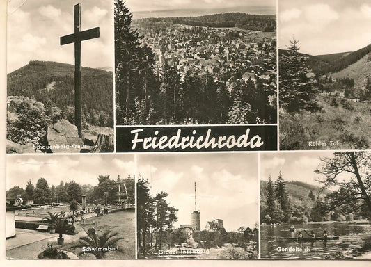 FRIEDERICHRODA - SEI VEDUTE - V1976