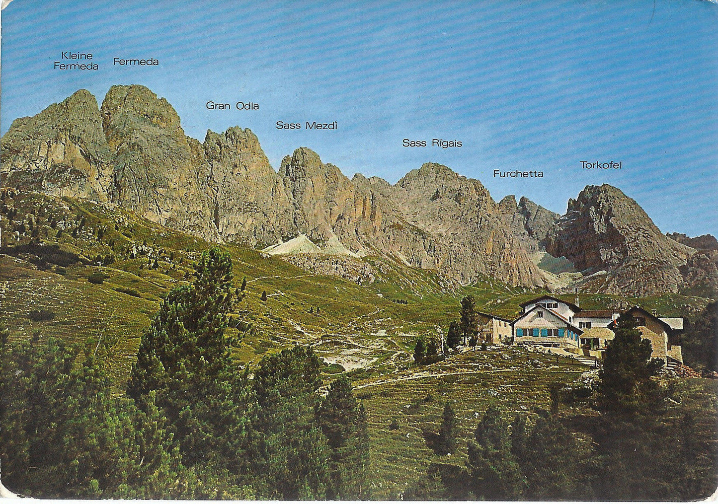 RIFUGIO FIRENZE verso la FERMEDA - REGENSBURGERHUTTE gegen d