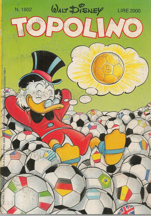 TOPOLINO N. 1802 - 10 GIUGNO 1990