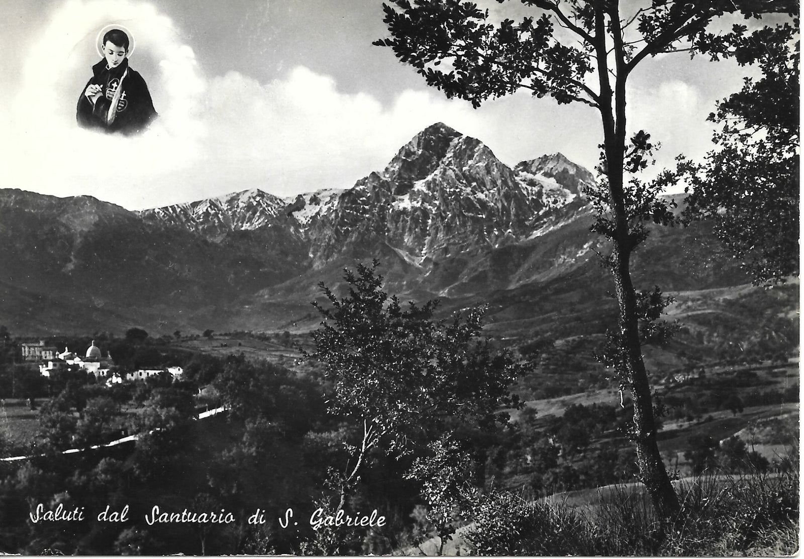 TERAMO - SALUTI DAL SANTUARIO DI S. GABRIELE - V1970