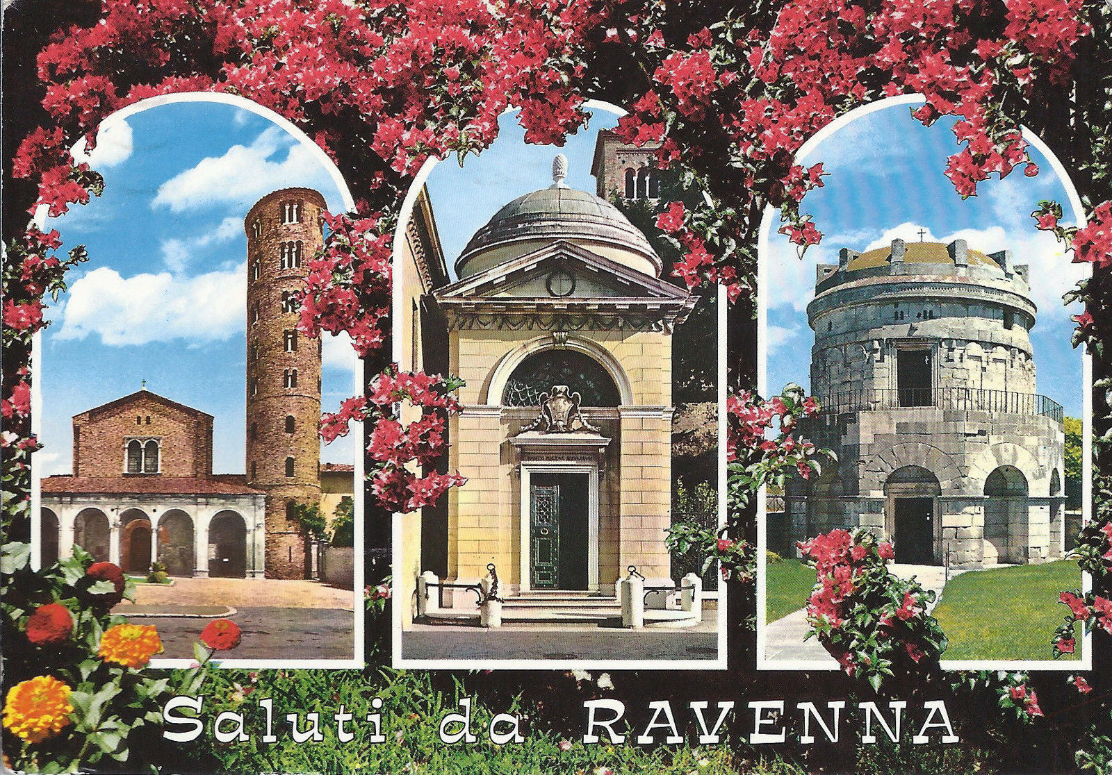 RAVENNA - SALUTI - 3 VEDUTE - V1983