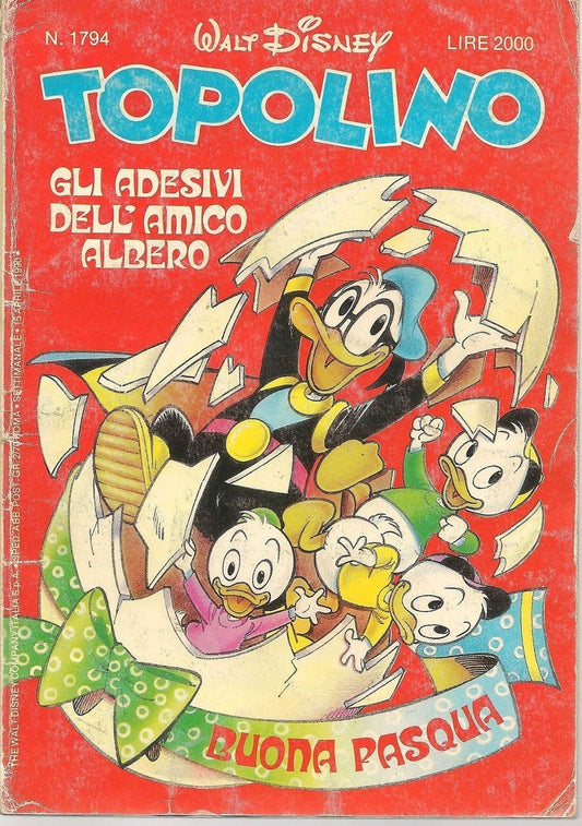 TOPOLINO N° 1794 - 15 APRILE 1990