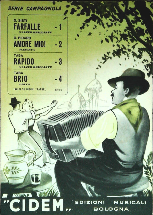 SERIE CAMPAGNOLA - 4 BRANI - SPARTITO-SHEET MUSIC