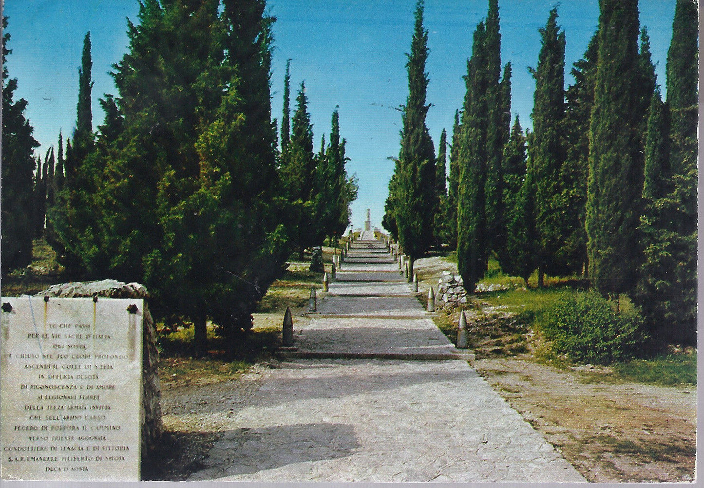 REDIPUGLIA - ZONA SACRA - COLLE S. ELIA - VECCHIO CIMITERO D