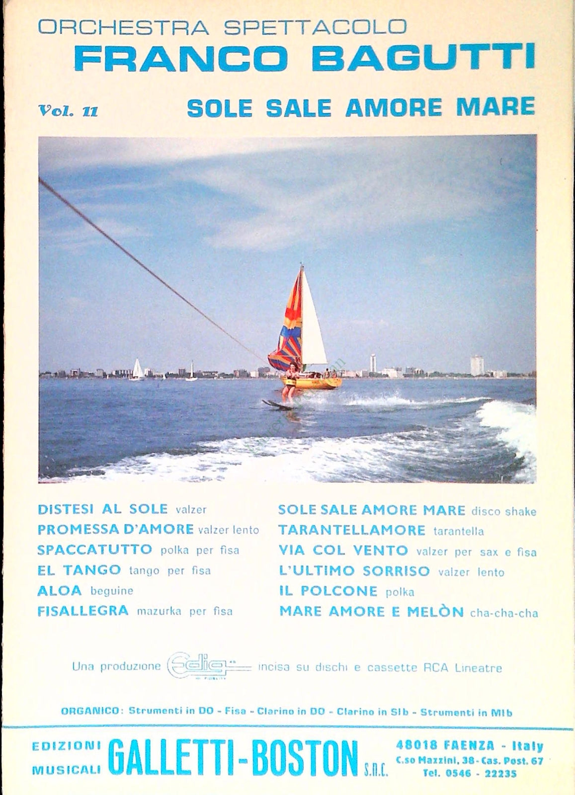 FRANCO BAGUTTI - 12 BRANI - SPARTITO-SHEET MUSIC