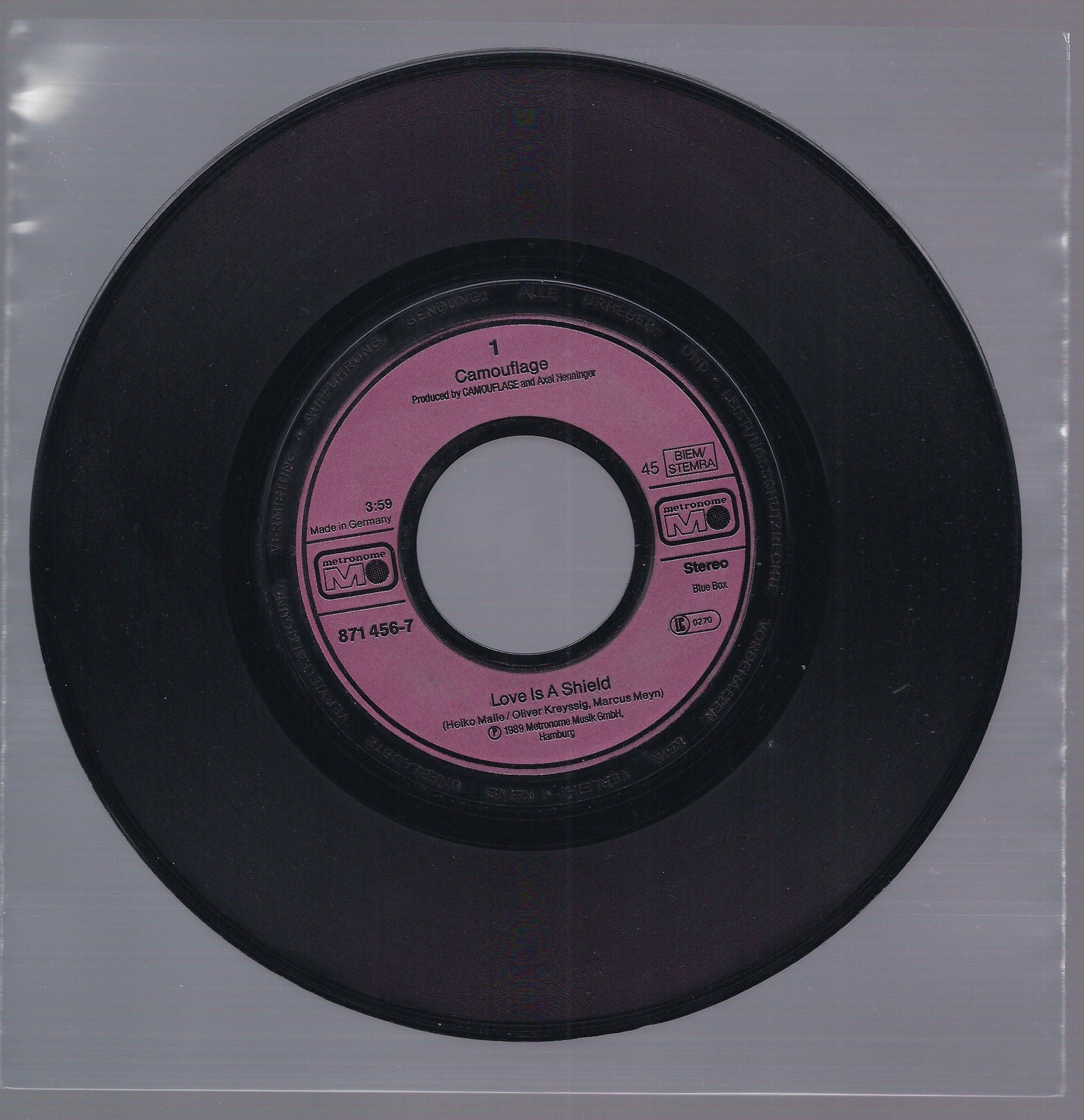 LOVE IS A SHIELD - THE STORY OF THE FALLING FIGHTERS == CAMOUFLAGE