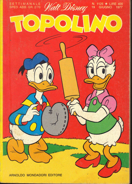 TOPOLINO N° 1125 - 19 GIUGNO 1977