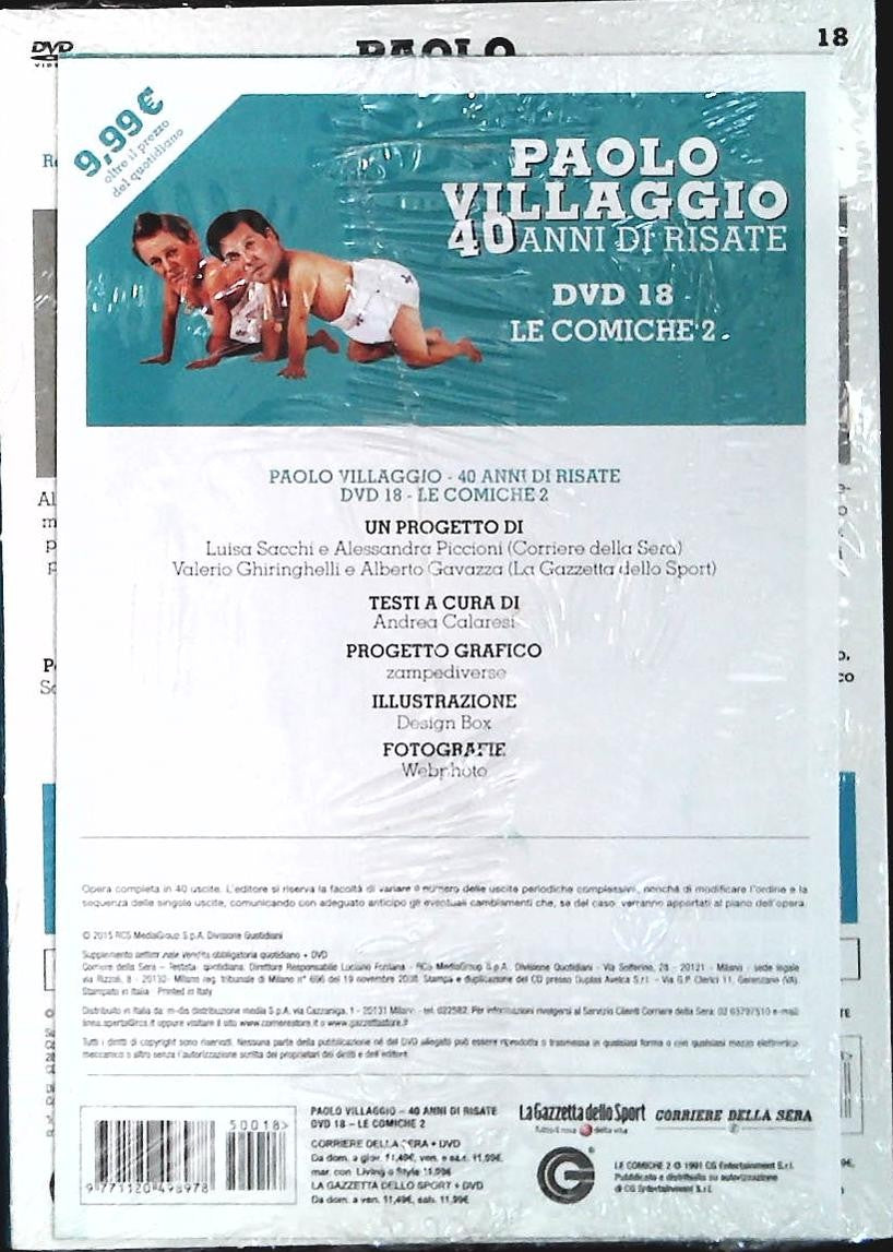 LE COMICHE 2. PAOLO VILLAGGIO 40 ANNI DI RISATE - DVD