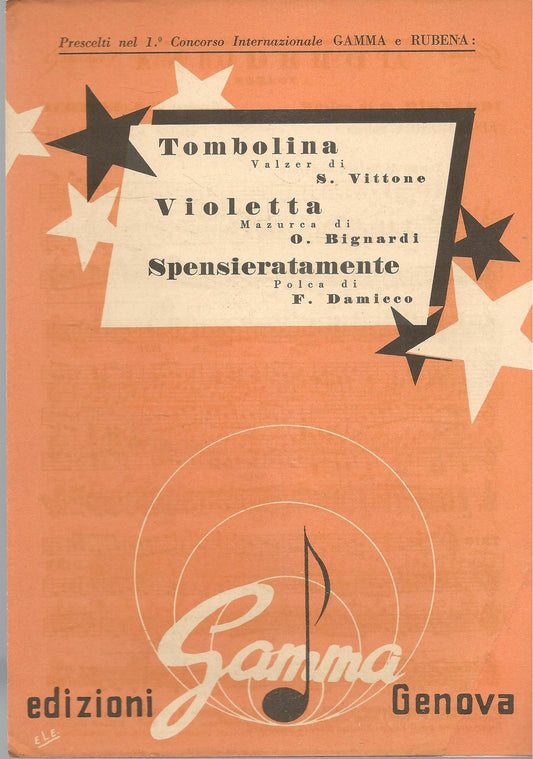 TROMBOLINA-valzer-VIOLETTA.mazurca-SPENSIERATAMENTE.polca -SPARTITO-SHEET MUSIC