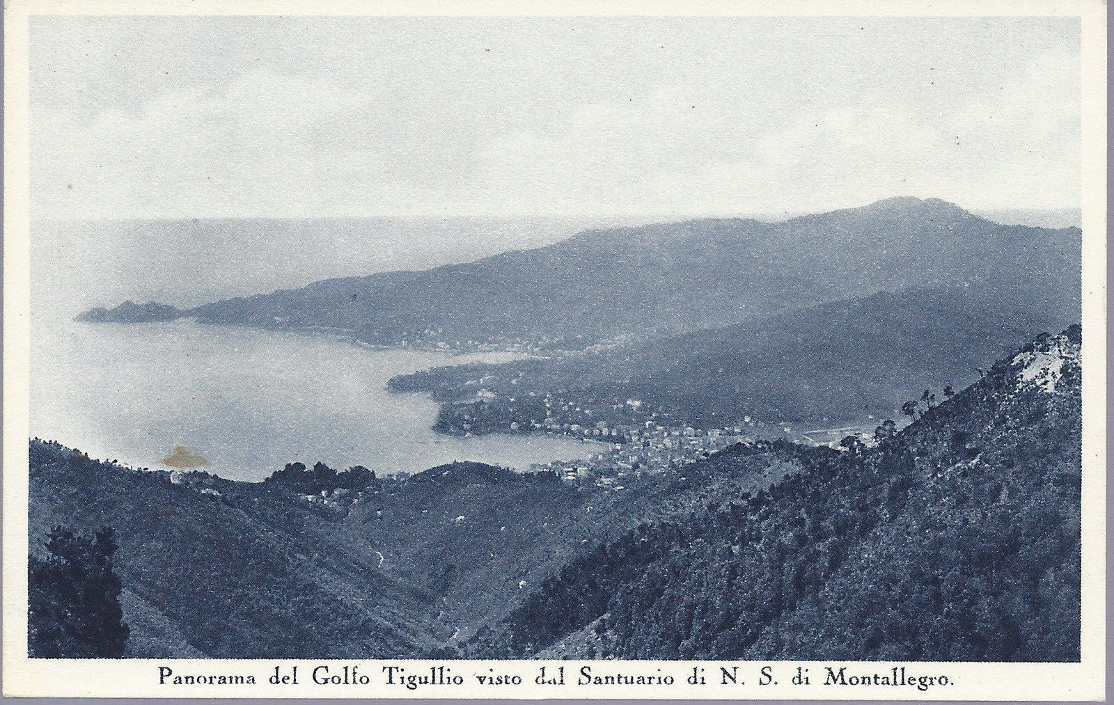 GOLFO DEL TIGULLIO - PANORAMA  DAL SANTUARIO DI N. S. DI MON