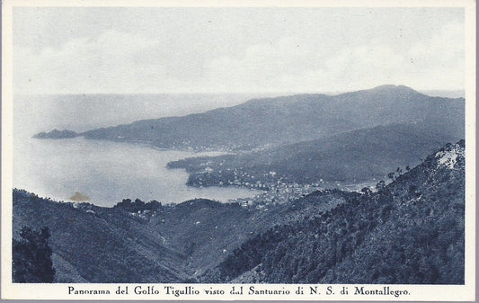 GOLFO DEL TIGULLIO - PANORAMA  DAL SANTUARIO DI N. S. DI MON