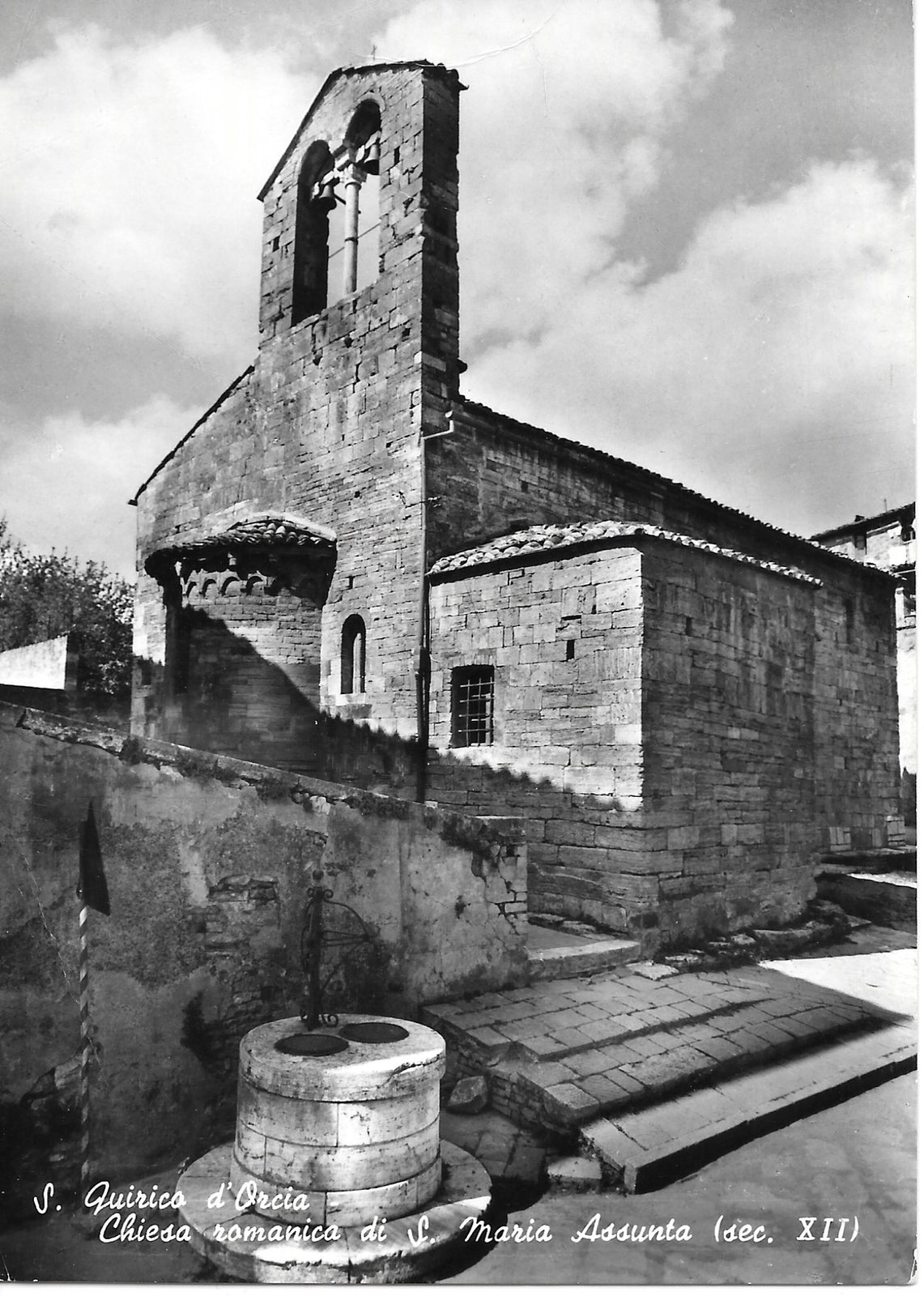 S.QUIRICO D'ORCIA - CHIESA ROMANICA DI S. MARIA ASSUNTA - NV