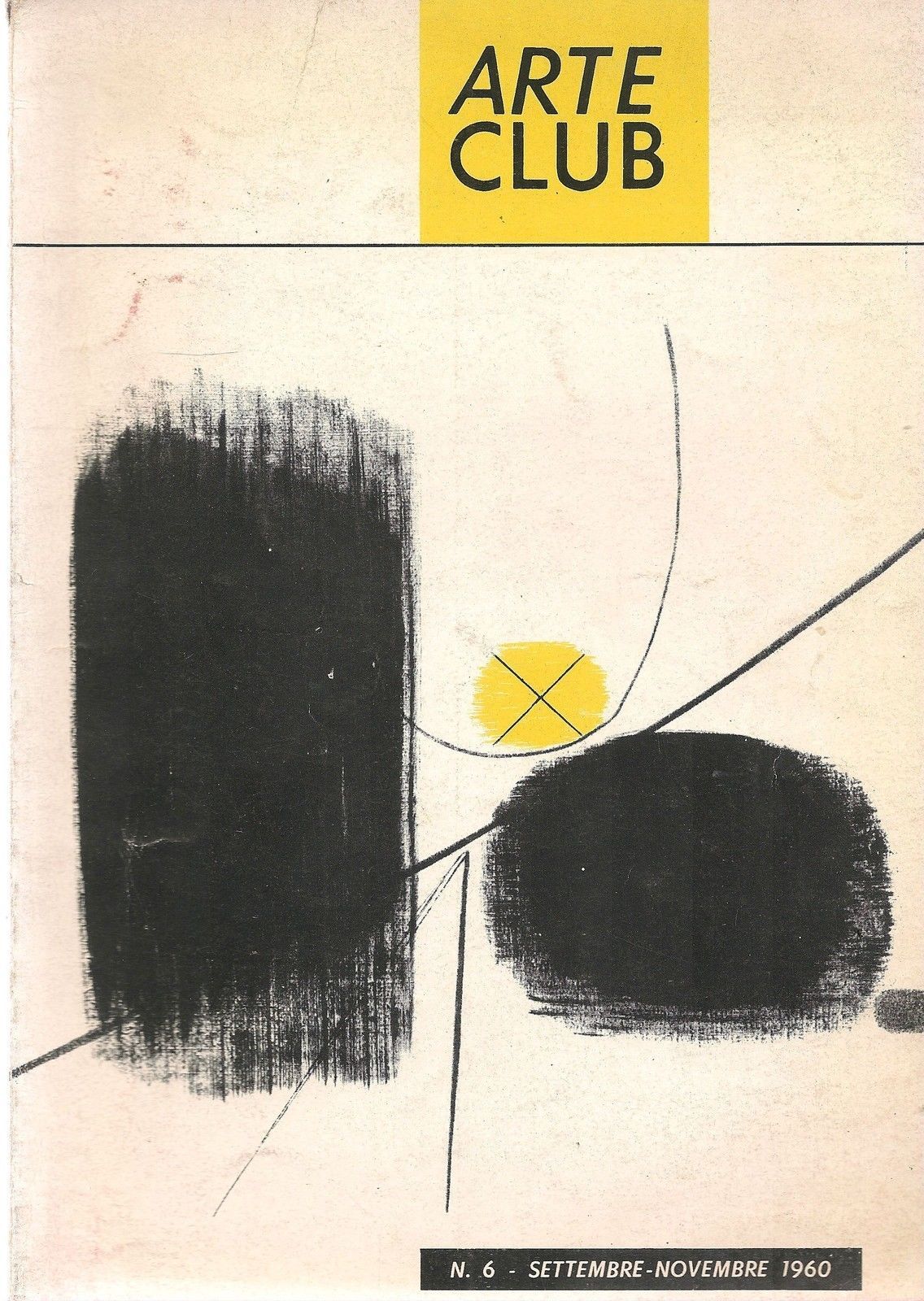 ARTECLUB N° 6 SETTEMBRE/NOVEMBRE 1960 - AA.VV.