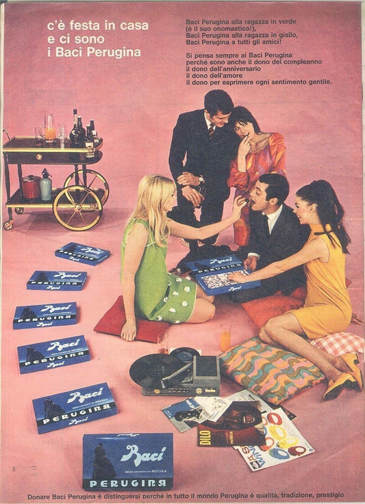 BACI PERUGINA  C'E' FESTA IN CASA - ADVERSITING -