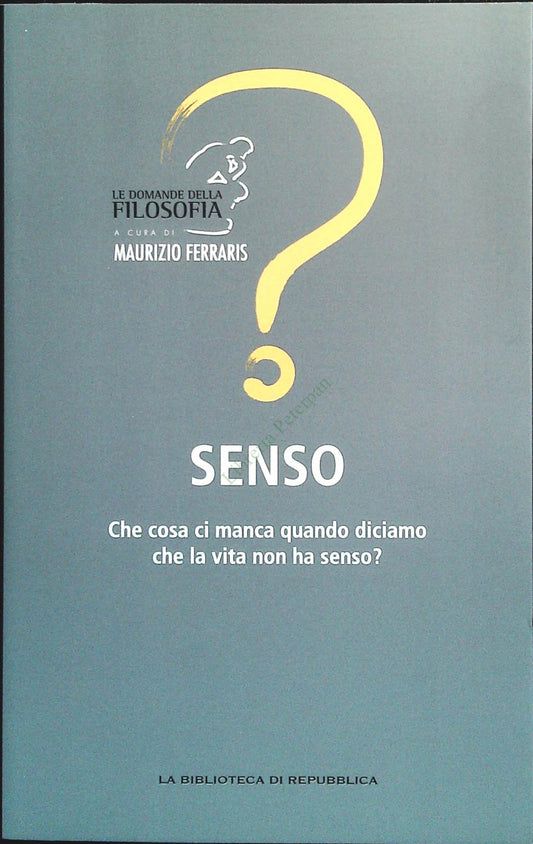 SENSO - MAURIZIO FERRARI - REPUBBLICA 2012 - OUTLET DEL LIBRO
