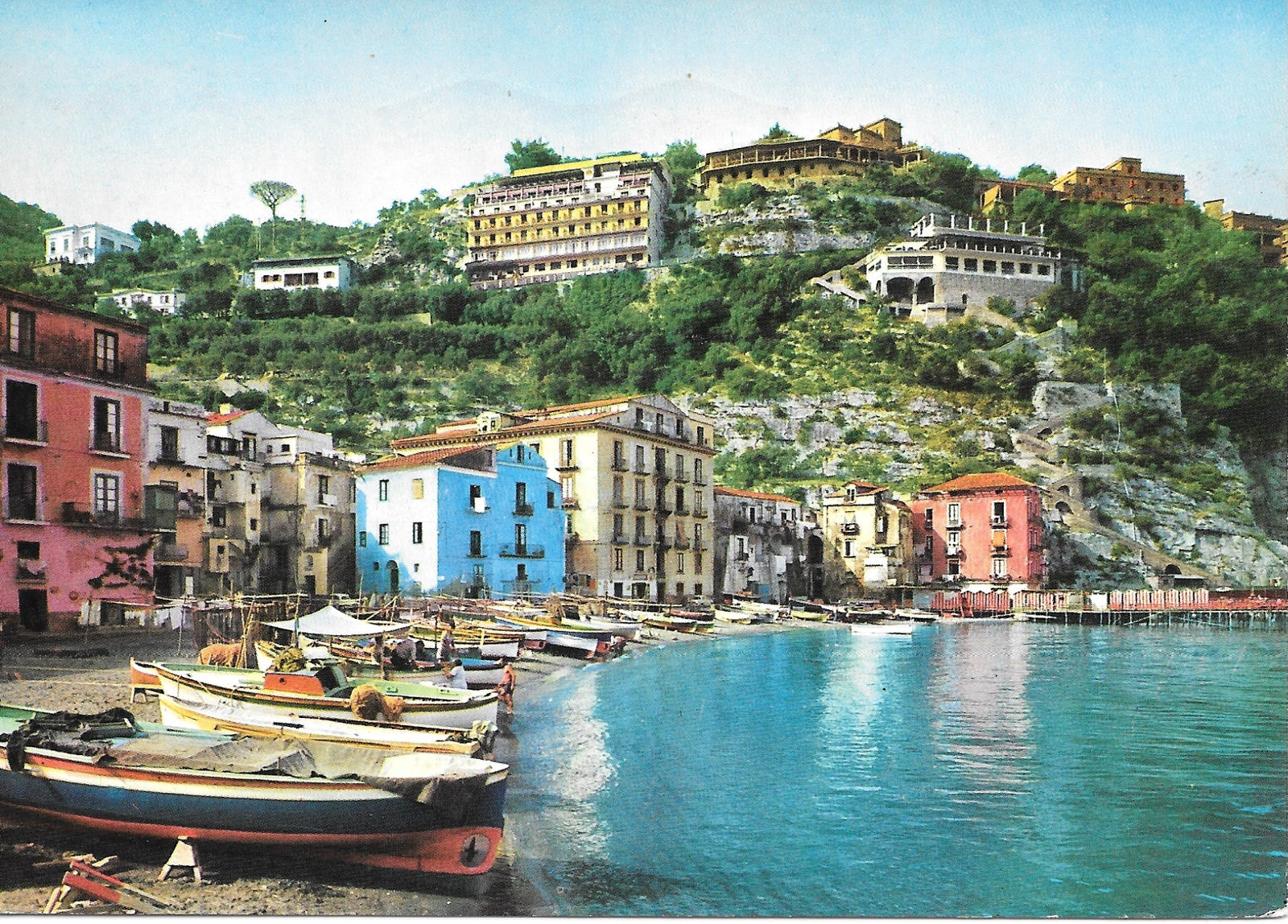 SORRENTO - MARINA GRANDE DEI PESCATORI E HOTEL BRISTOL - VIAGGIATA