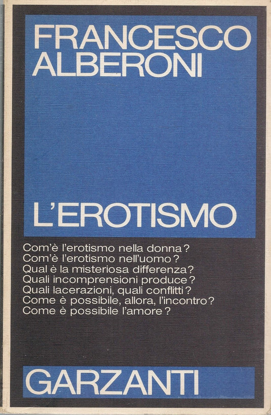 L'EROTISMO - FRANCESCO ALBERONI